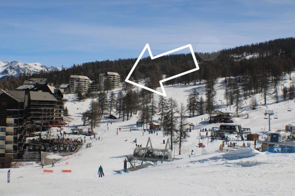 Risoul 1850 - Appart' 4 Personnes Ski Aux Pieds Exterior photo